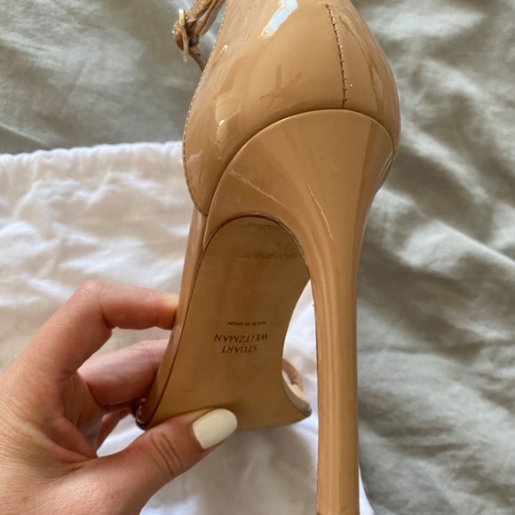 Stuart Weitzman nudist strap sandal size 7 - Picture 7 of 10